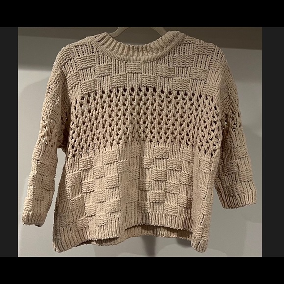 Anthropologie Moth Chenille Stitched Pullover - Picture 8 of 13